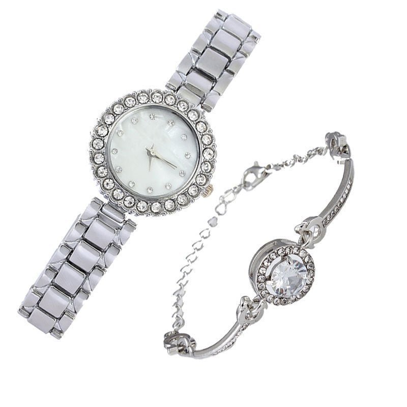 Women's Casual Diamond Quartz Bracelet Watch