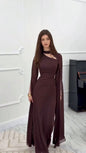 Women's Clothing Sexy Slimming Slim-fit Graceful Long Sleeve Dress